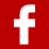 A red and white facebook logo.